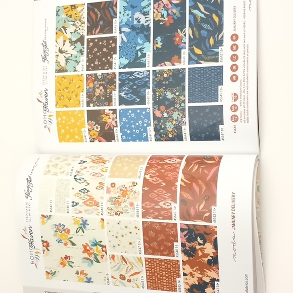 3/$15 Paper Crafting Moda Piece Fabric Catalog - Picture 8 of 16